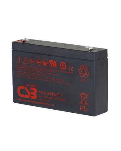 Акумуляторна батарея СSB 8,4 Аг 6В 150x35x99 (HRL634W)