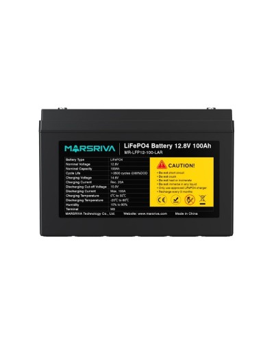 Акумуляторна батарея Marsriva 12.8V 100Ah LiFePO4 (MR-LFP12-100-LAR)