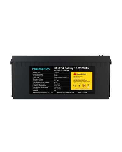 Акумуляторна батарея Marsriva 12.8V 200Ah LiFePO4 (MR-LFP12-200-LAR)