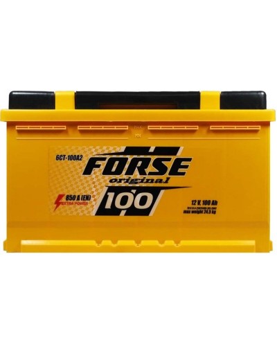 Автомобільний акумулятор FORSE 100Ah 850A R+ (0)