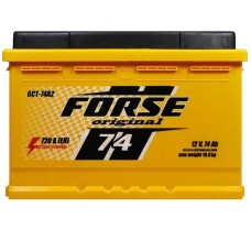 Автомобільний акумулятор FORSE 74Ah 720A R+ (0)