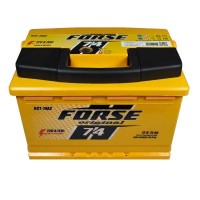 Автомобильный аккумулятор FORSE 74Ah 720A R+ (0)