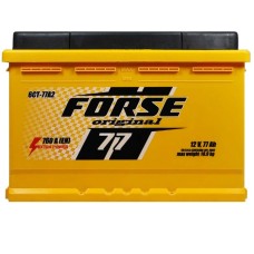 Автомобільний акумулятор FORSE 77Ah 760A R+ (0)
