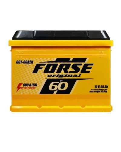 Автомобільний акумулятор FORSE 60Ah 600A L+ (1)