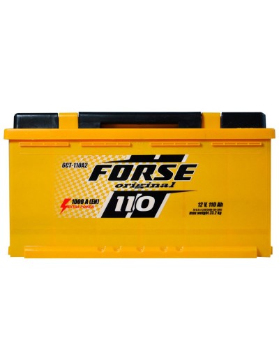 Автомобільний акумулятор FORSE 110Ah 1000A R+ (0)