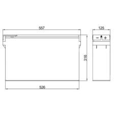 Аккумуляторная батарея RID 190Ah 12V (RID HC 12-190)