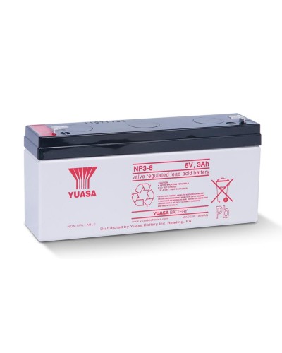 Акумуляторна батарея Yuasa 3Ah 6V (NP3-6)