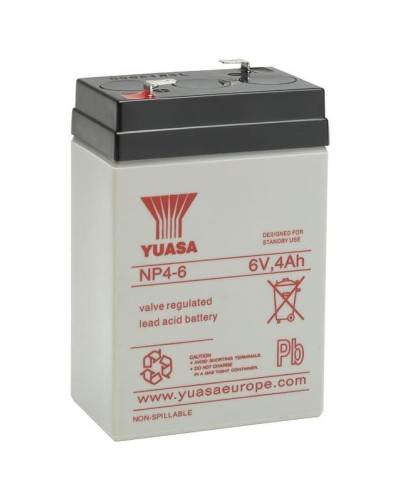 Аккумуляторная батарея Yuasa 4Ah 6V (NP4-6)