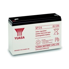 Акумуляторна батарея Yuasa 12Ah 6V (NP12-6)
