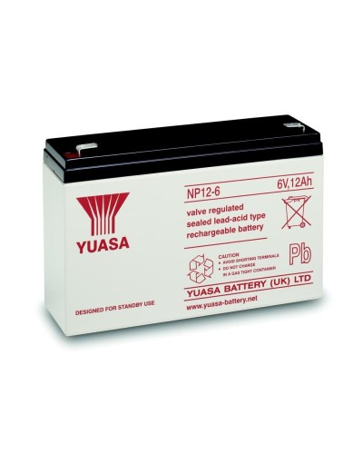 Акумуляторна батарея Yuasa 12Ah 6V (NP12-6)