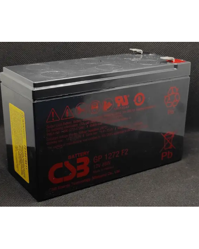 Акумуляторна батарея СSB 7,2Аг 12В 151x65x94 (GP1272 F2)