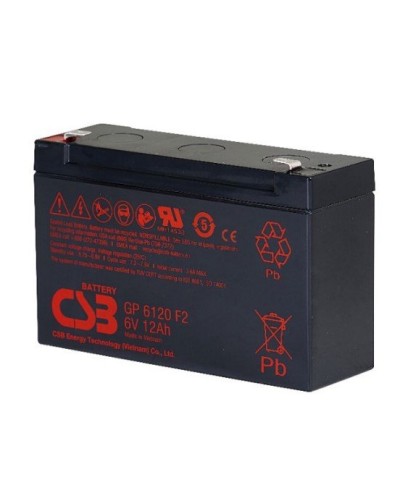 Аккумуляторная батарея СSB 12 Аг 6В 151x50x94 (GP6120)
